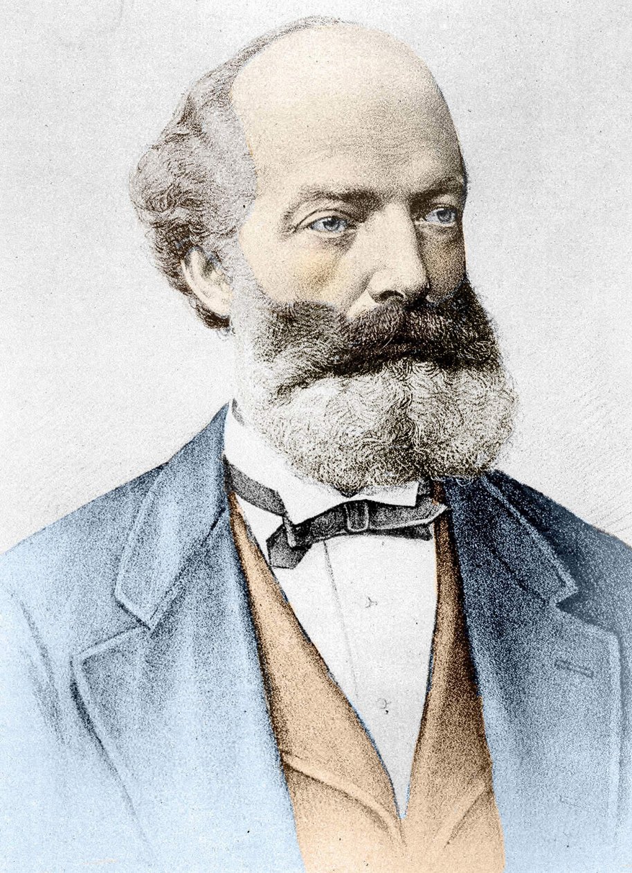 Portrait of Friedrich August Kekulé von Stradonitz German chemist by Unknown artist