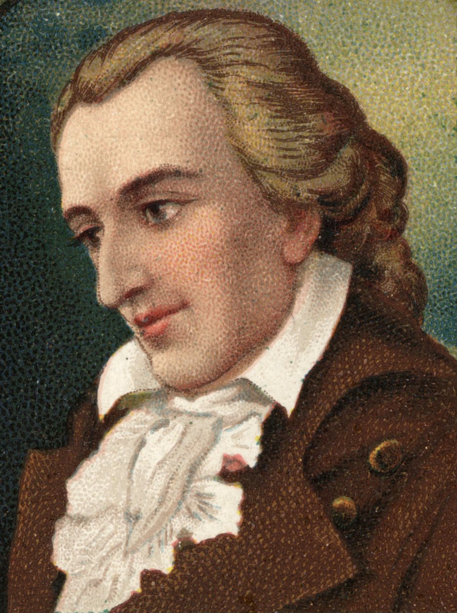 Portrait of Friedrich Schiller (1759-1805), German Poet and Writer by Unknown artist