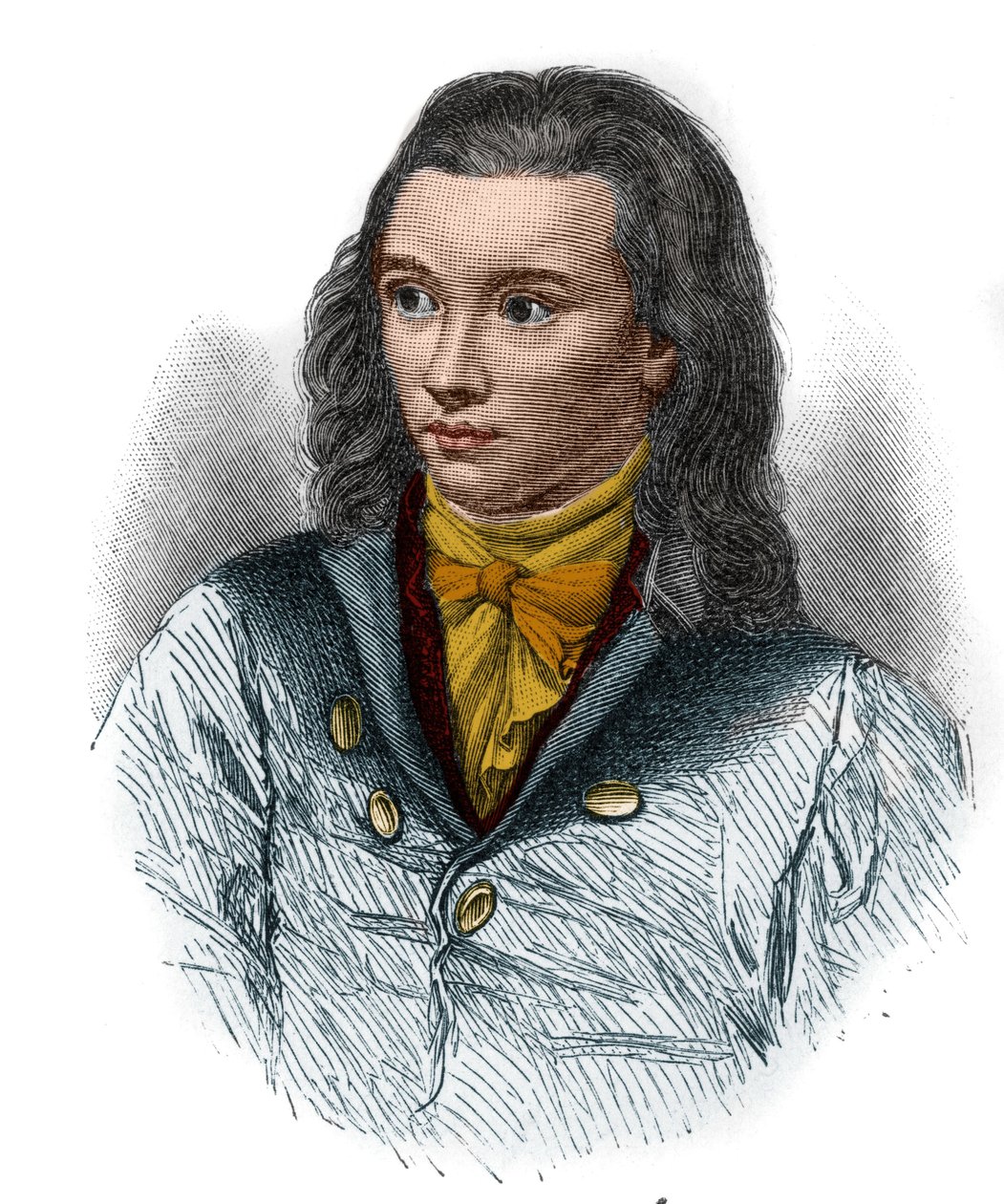 Portrait of Friedrich von Hardenberg, known as Novalis by Unknown artist
