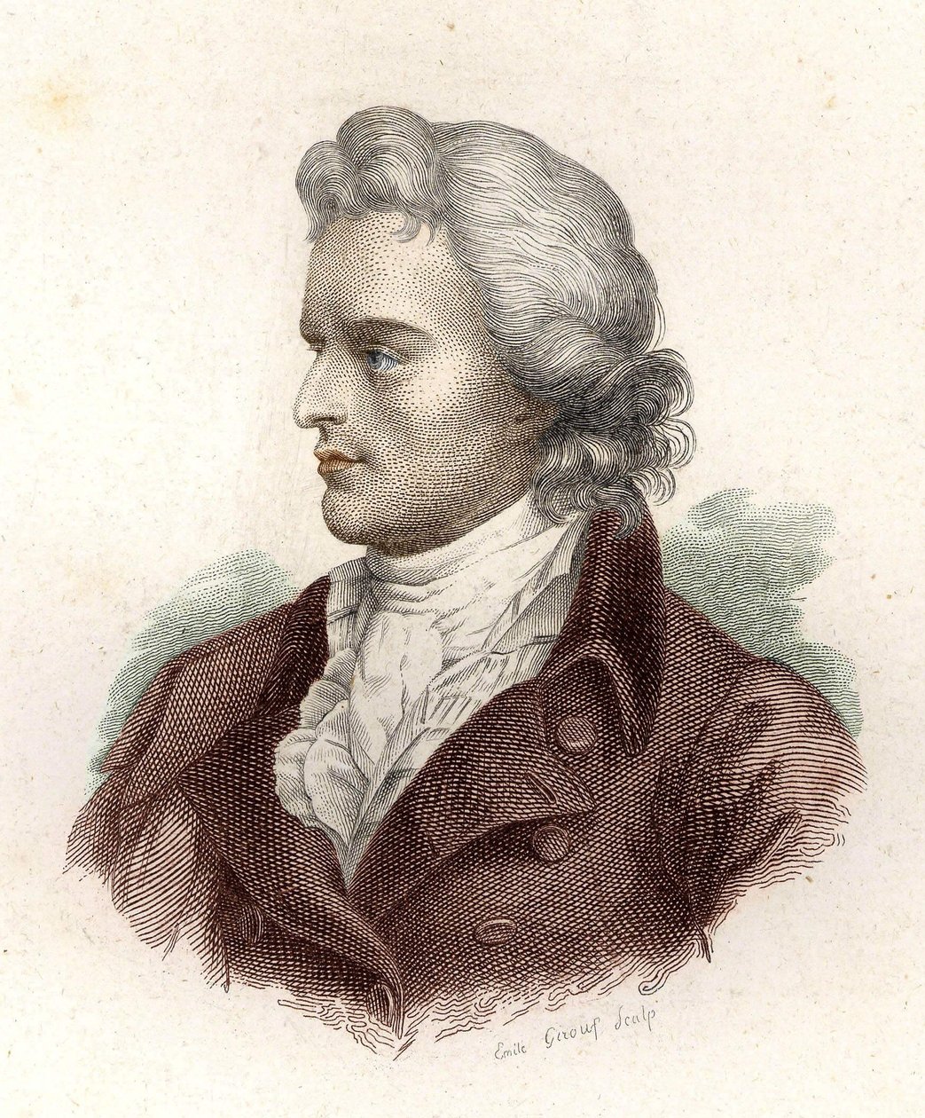 Portrait of Friedrich von Schiller (1759 - 1805) by Unknown artist