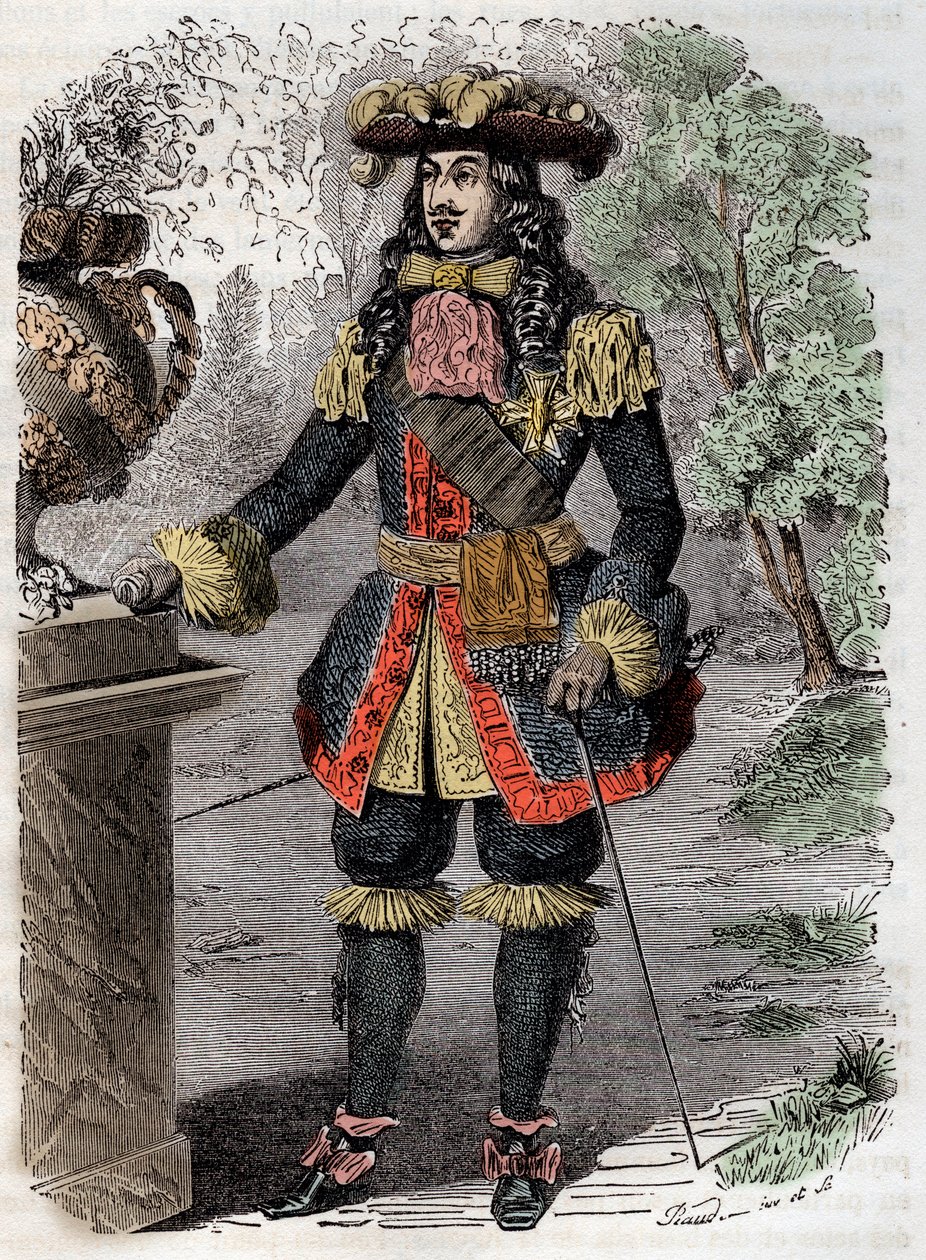 Portrait of Gabriel Nicolas de la Reynie (1625-1709) premier lieutenant general de police de Paris (Portrait of Gabriel-Nicolas de la Reynie founder of the first modern police force) Engraving 19th century Private collection by Unknown artist