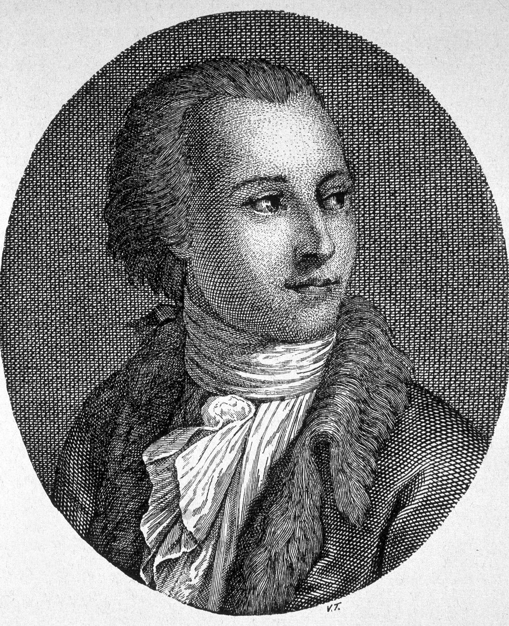 Portrait of Gaetano Filangieri (1752 - 1788), Italian philosopher and lawyer by Unknown artist