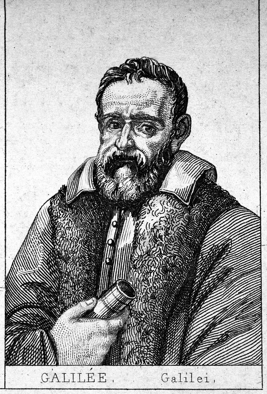 Portrait of Galileo Galilei dit Galilee (1564 - 1642) by Unknown artist