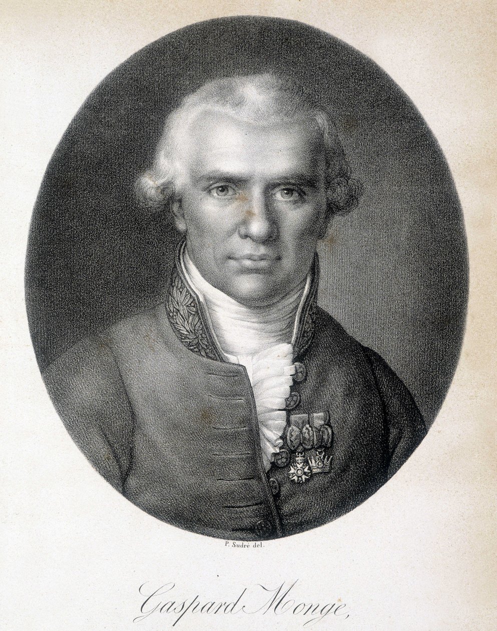 Portrait of Gaspard Monge, Comte de Peluse (1746 - 1818), French Mathematician by Unknown artist
