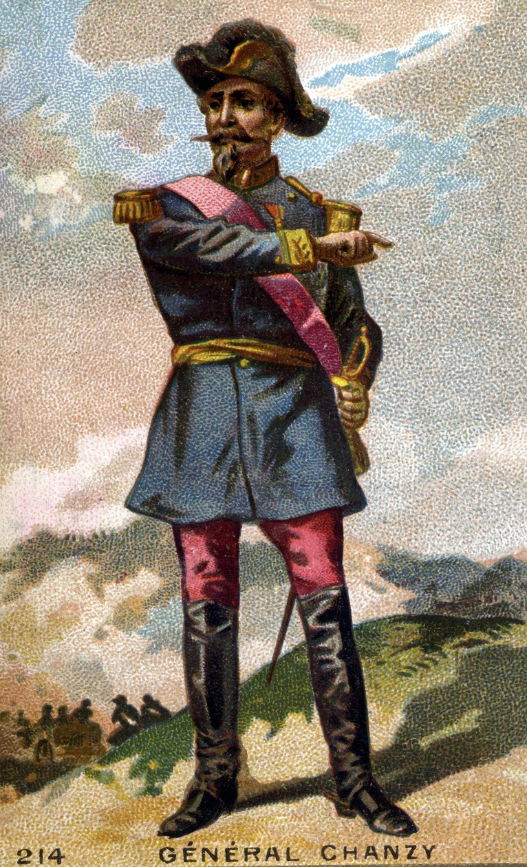 Portrait of General Chanzy (1823 - 1883) Chromolithography of the late 19th century by Unknown artist
