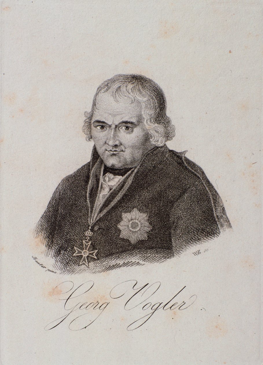 Portrait of Georg Joseph Vogler by Unknown artist