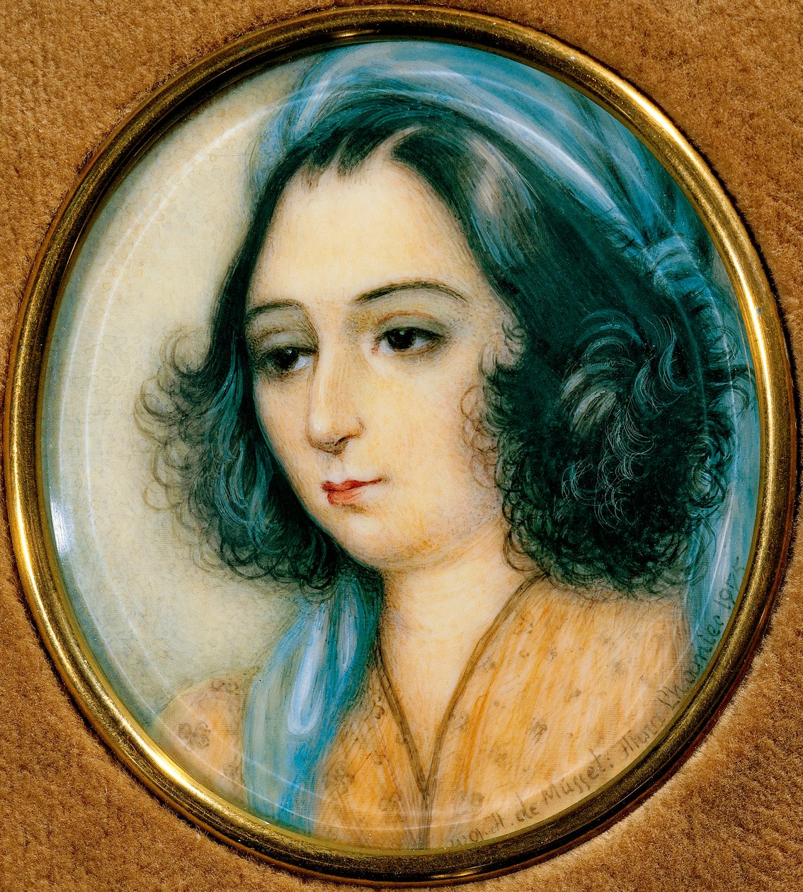 Portrait of George Sand by Unknown artist