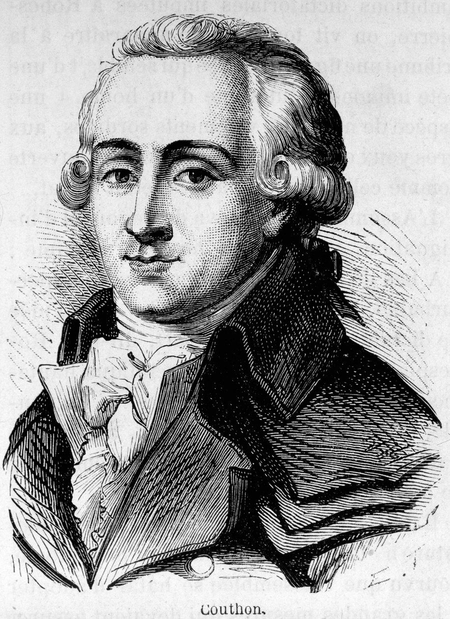 Portrait of Georges Couthon (1755-1794), French politician by Unknown artist