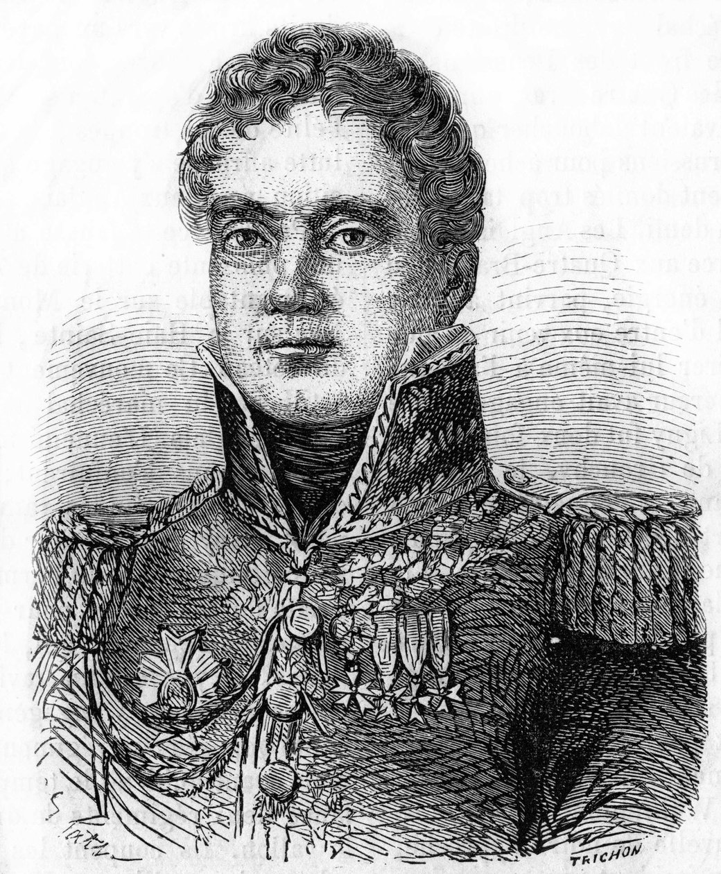 Portrait of Georges Mouton, Count of Lobau (1770-1838), Marshal of France. by Unknown artist