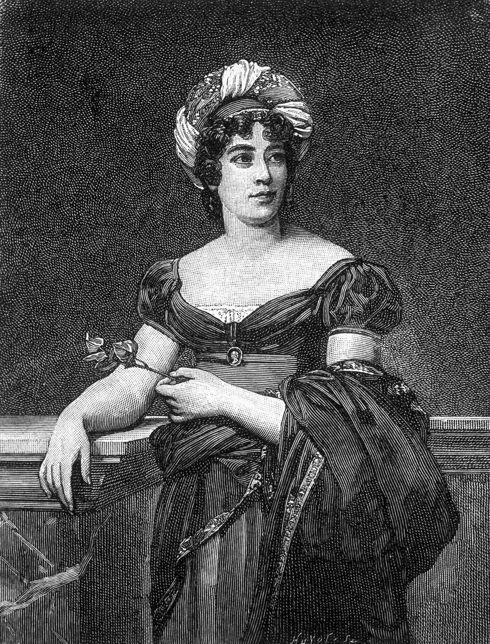 Portrait of Germaine Necker, Baroness of Staël-Holstein, Known as Madame de Staël by Unknown artist