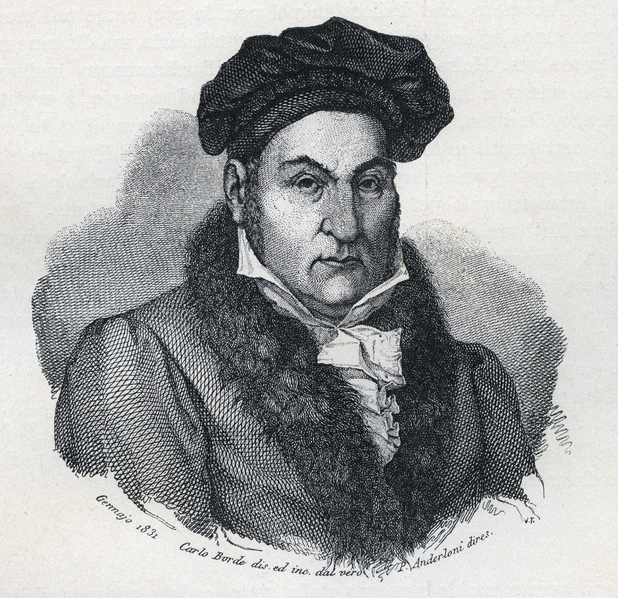 Portrait of Giandomenico Romagnosi (1761-1835), Italian Philosopher and Lawyer by Unknown artist