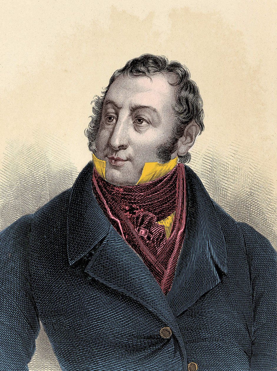 Portrait of Gioachino Rossini (1792-1868) by Unknown artist
