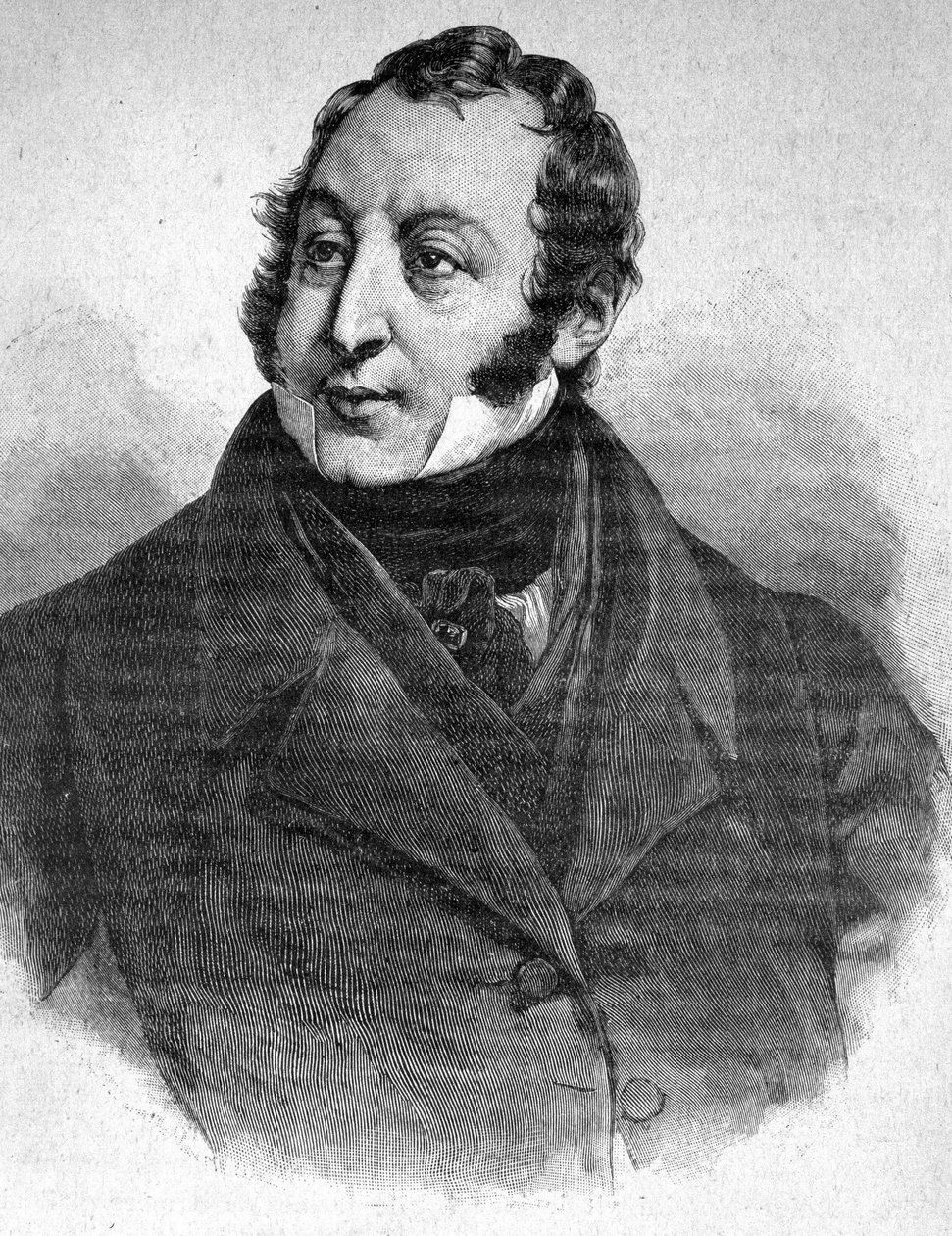 Portrait of Gioacchino Rossini (1792-1868) - in 