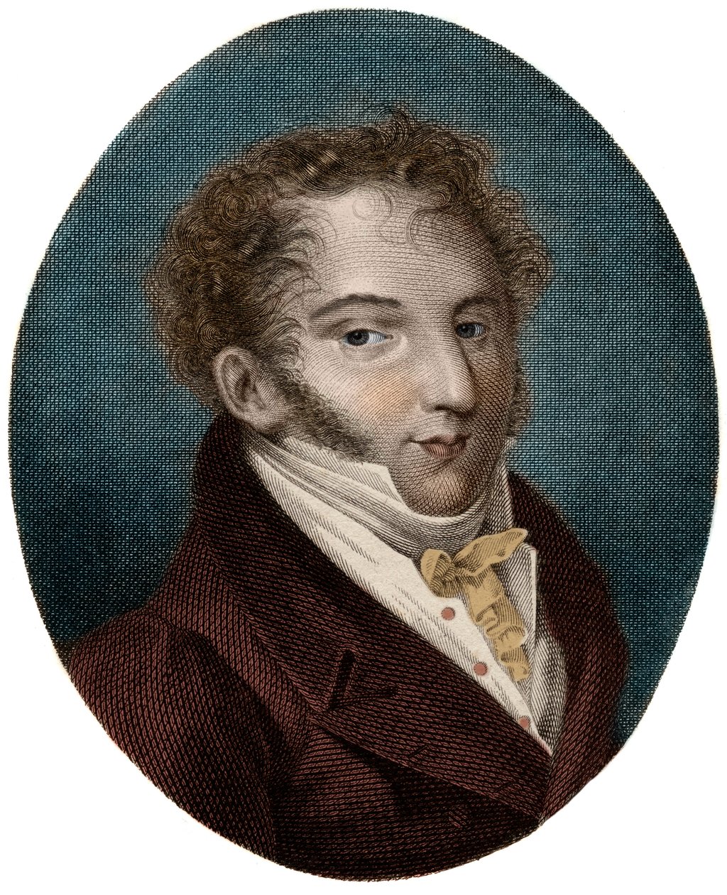 Portrait of Gioachino Rossini (1792-1868), Italian composer by Unknown artist