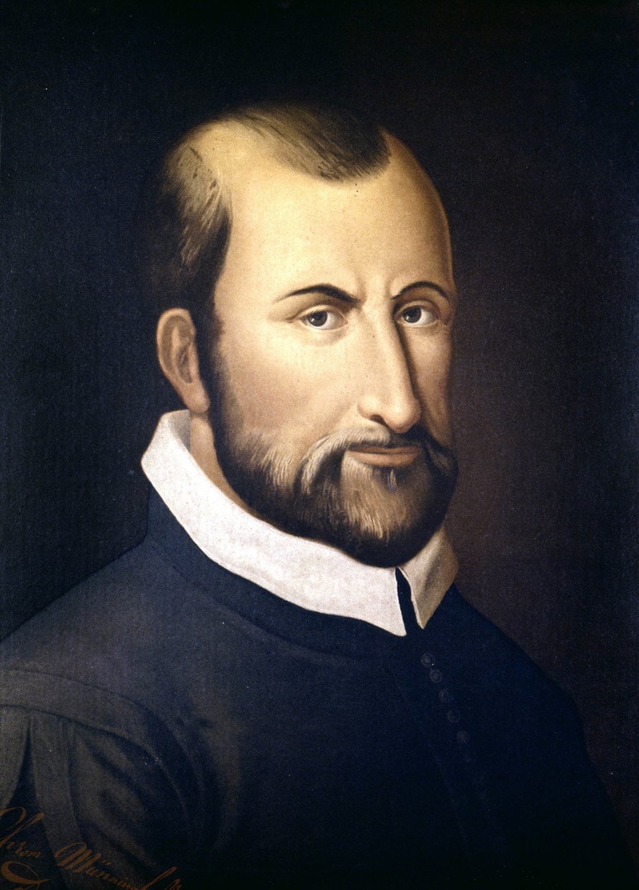 Portrait of Giovanni Pierluigi Da Palestrina (1525 - 1594), Italian composer. Conservatorio of Milan by Unknown artist