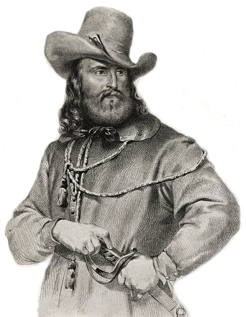 Portrait of Giuseppe Garibaldi, General, Italian patriot and leader by Unknown artist