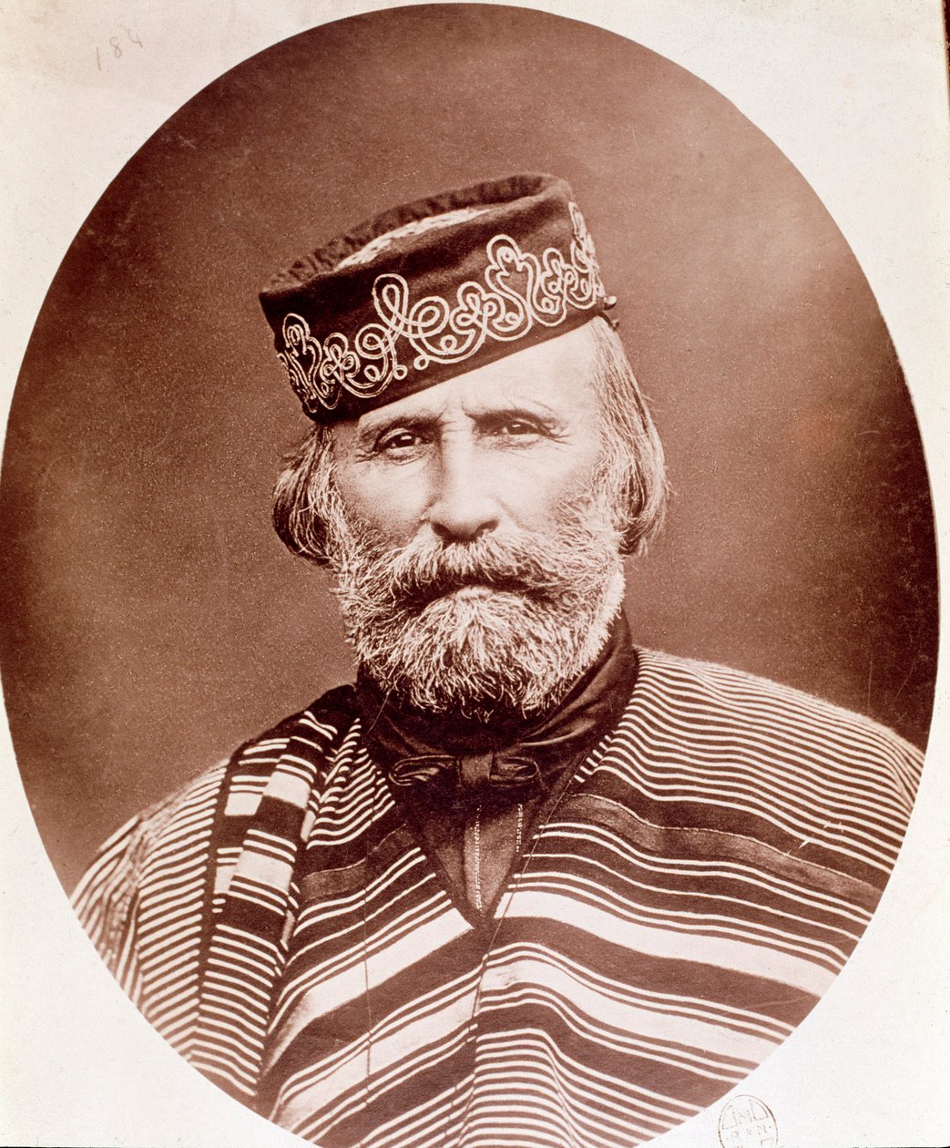 Portrait of Giuseppe Garibaldi (1807-1882) by Unknown artist