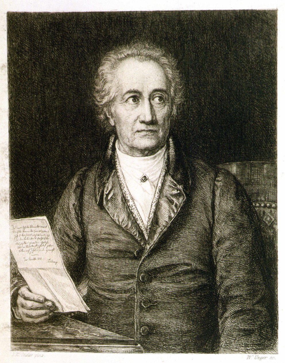 Portrait of Goethe by Unknown artist: Buy fine art prints
