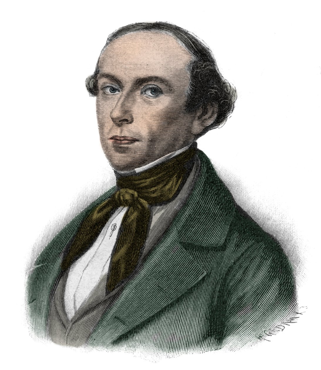 Portrait of Gottfried Ludolf Camphausen (1803-1890) Prussian politician, Prime Minister of Prussia by Unknown artist