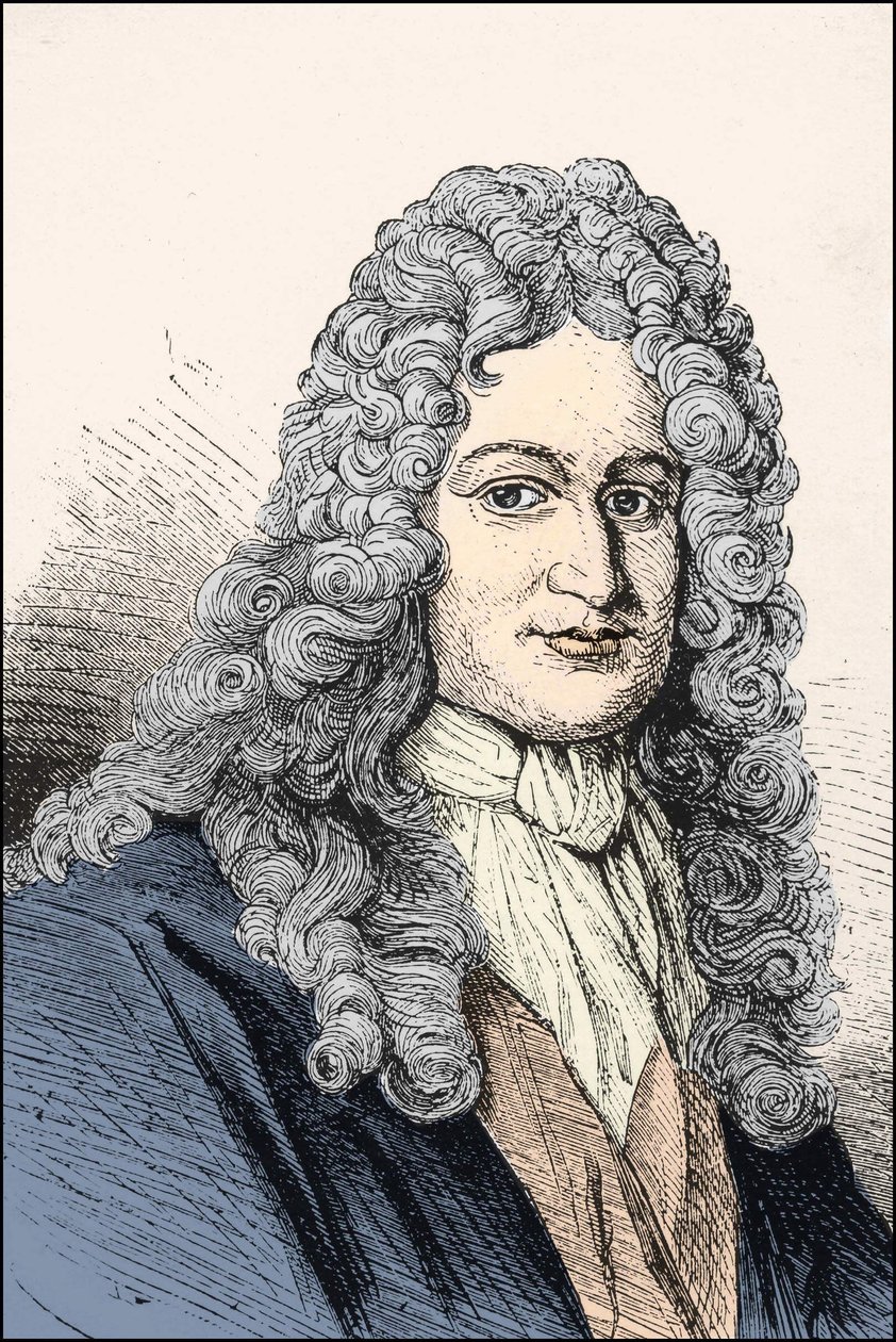 Portrait of Gottfried Wilhelm Leibniz, German Philosopher by Unknown artist