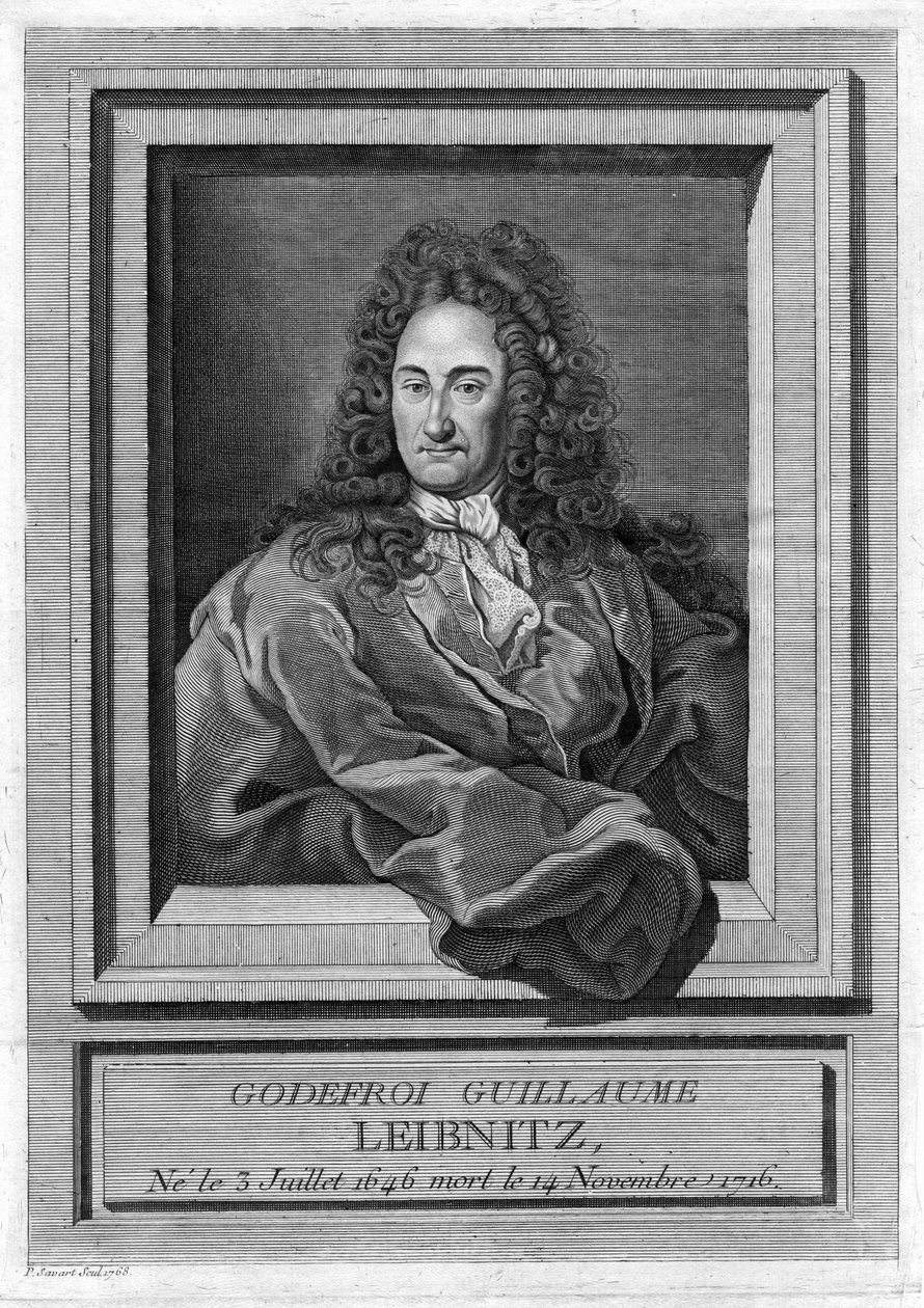 Portrait of Gottfried Wilhelm Leibniz (1646 - 1716) by Unknown artist