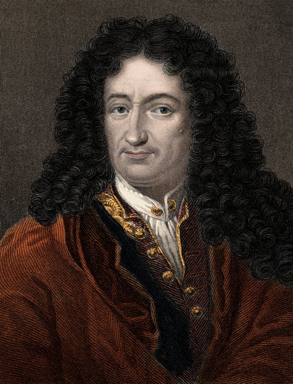 Portrait of Gottfried Wilhelm Leibniz (1646-1716) German philosopher ...