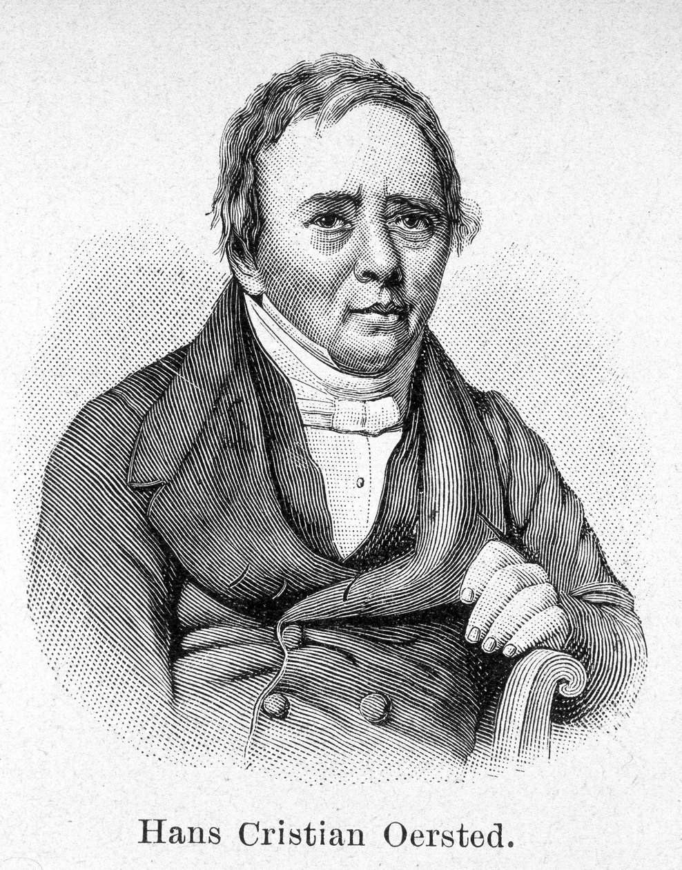 Portrait of Hans Christian Oersted by Unknown artist
