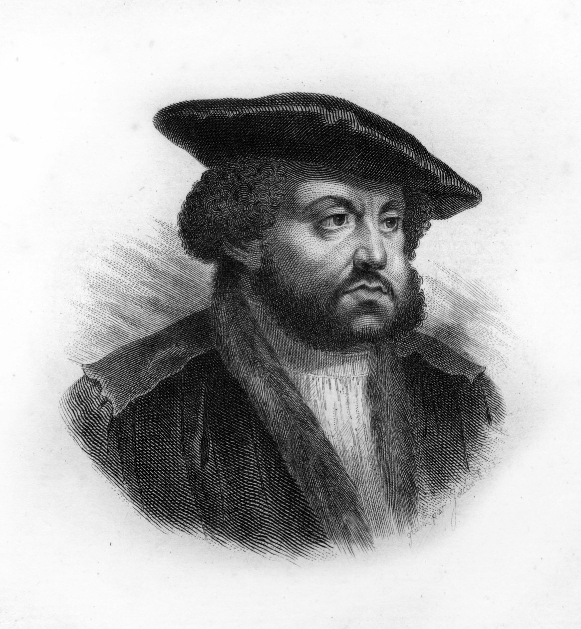 Portrait of Hans Holbein (1495-1554) by Unknown artist