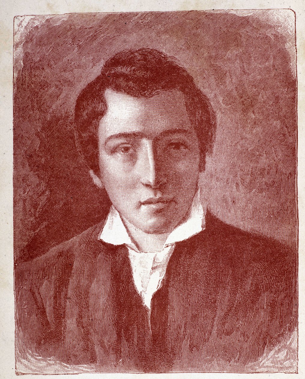 Portrait of Heinrich Heine, German Writer - Engraving by Unknown artist