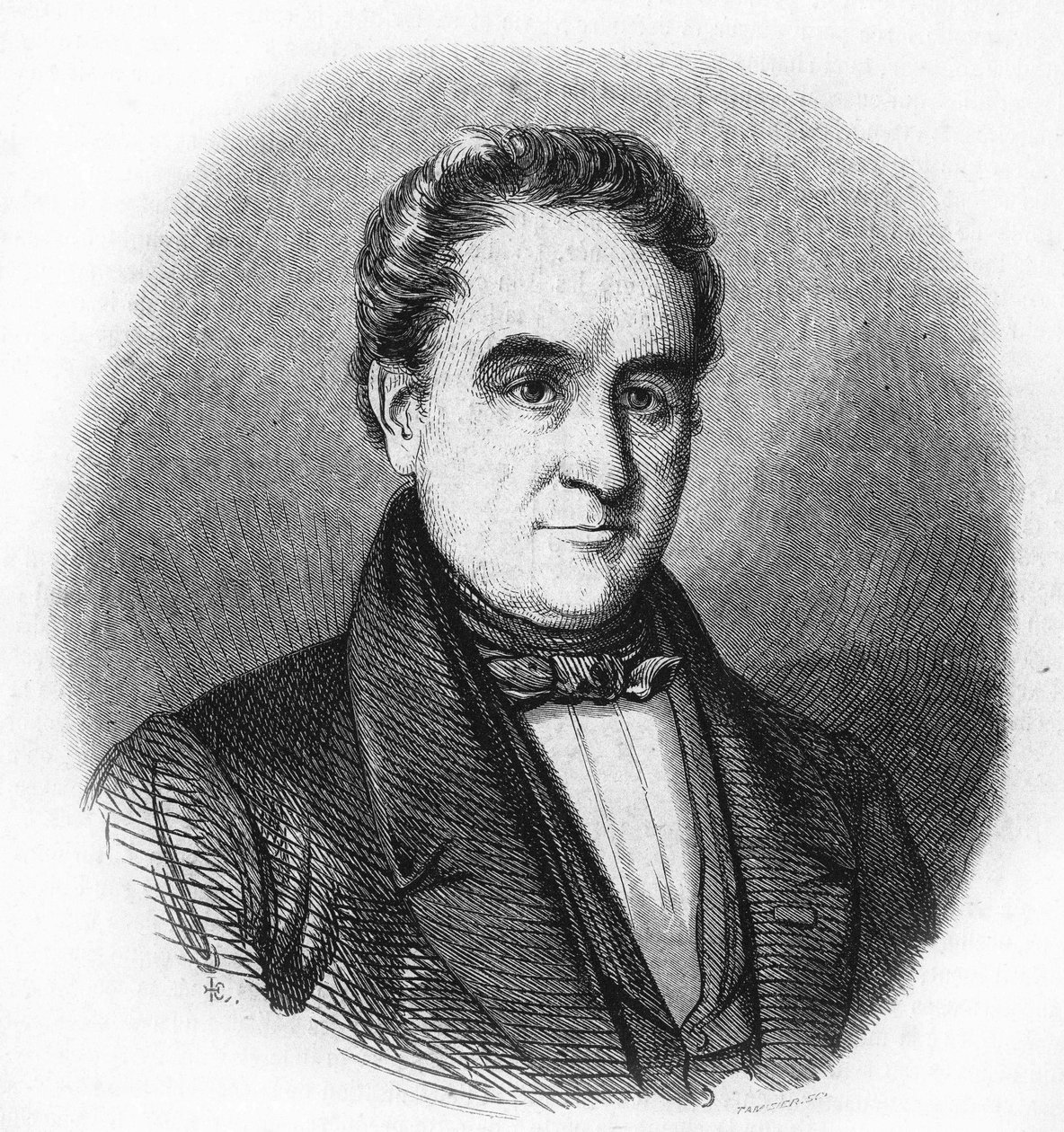 Portrait of Hendrik Tollens (1780-1856), Dutch poet by Unknown artist