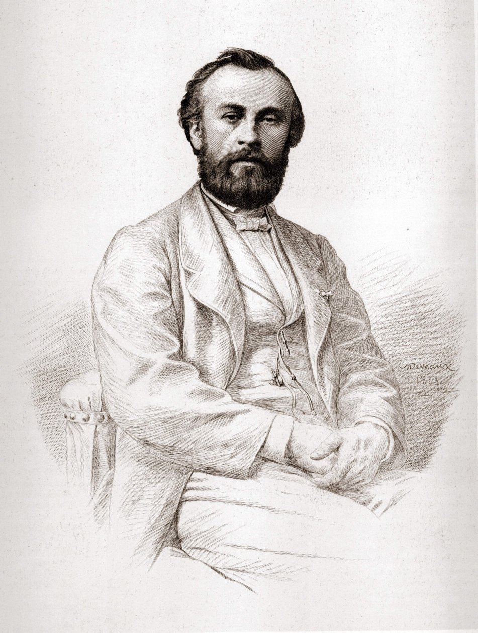 Portrait of Henry Giffard, French engineer by Unknown artist