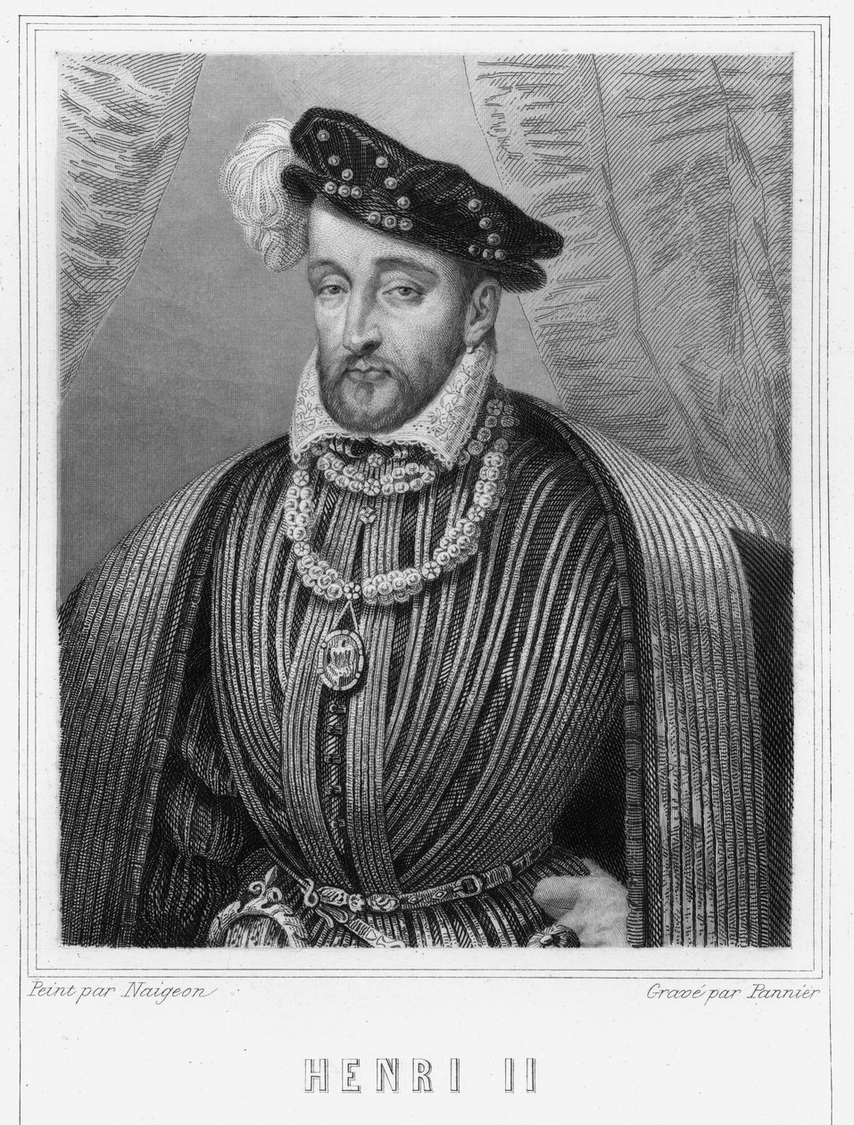 Portrait of Henry II, King of France - in 