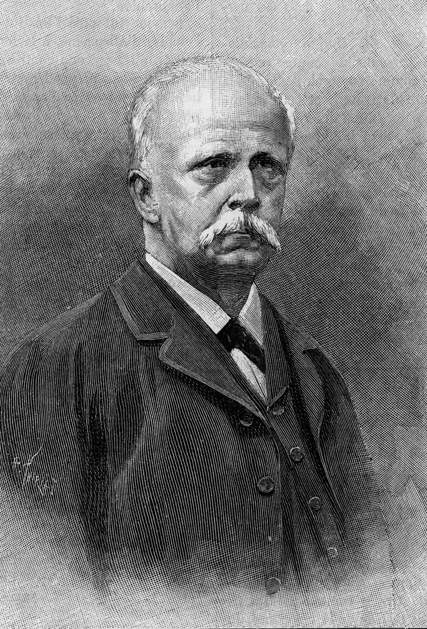Portrait of Hermann Louis Ferdinand von Helmholtz (1821-1894), German physicist and physiologist by Unknown artist