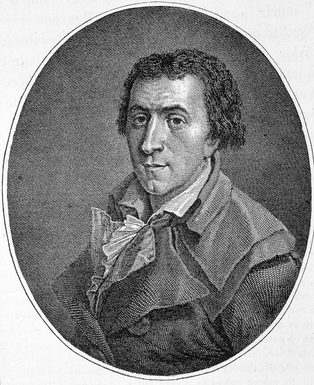 Portrait of Jacques Pierre Brissot dit Brissot de Warville (1754-1793), French journalist and politician. He founded the Society of Friends of Black, a supporter of the abolition of slavery. Engraving of the 19th century by Unknown artist
