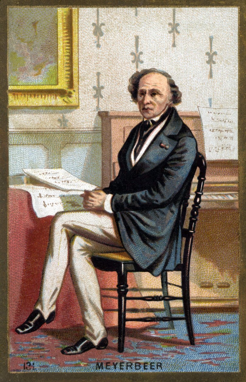 Portrait of Jakob Liebmann Meyerbeer by Unknown artist