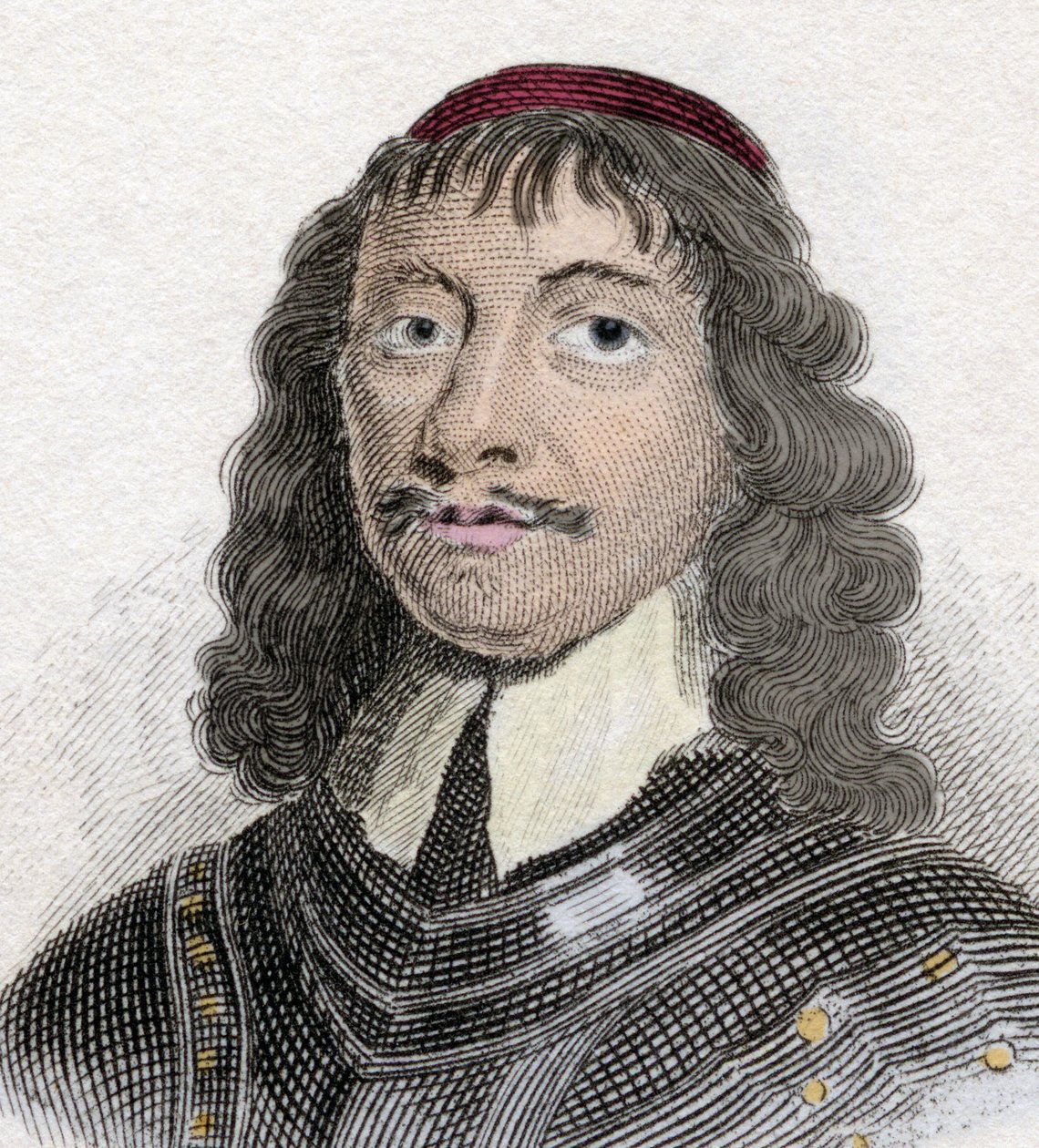 Portrait of James Graham, 5th Earl and 1st Marquis of Montrose, Scottish Noble and Military by Unknown artist