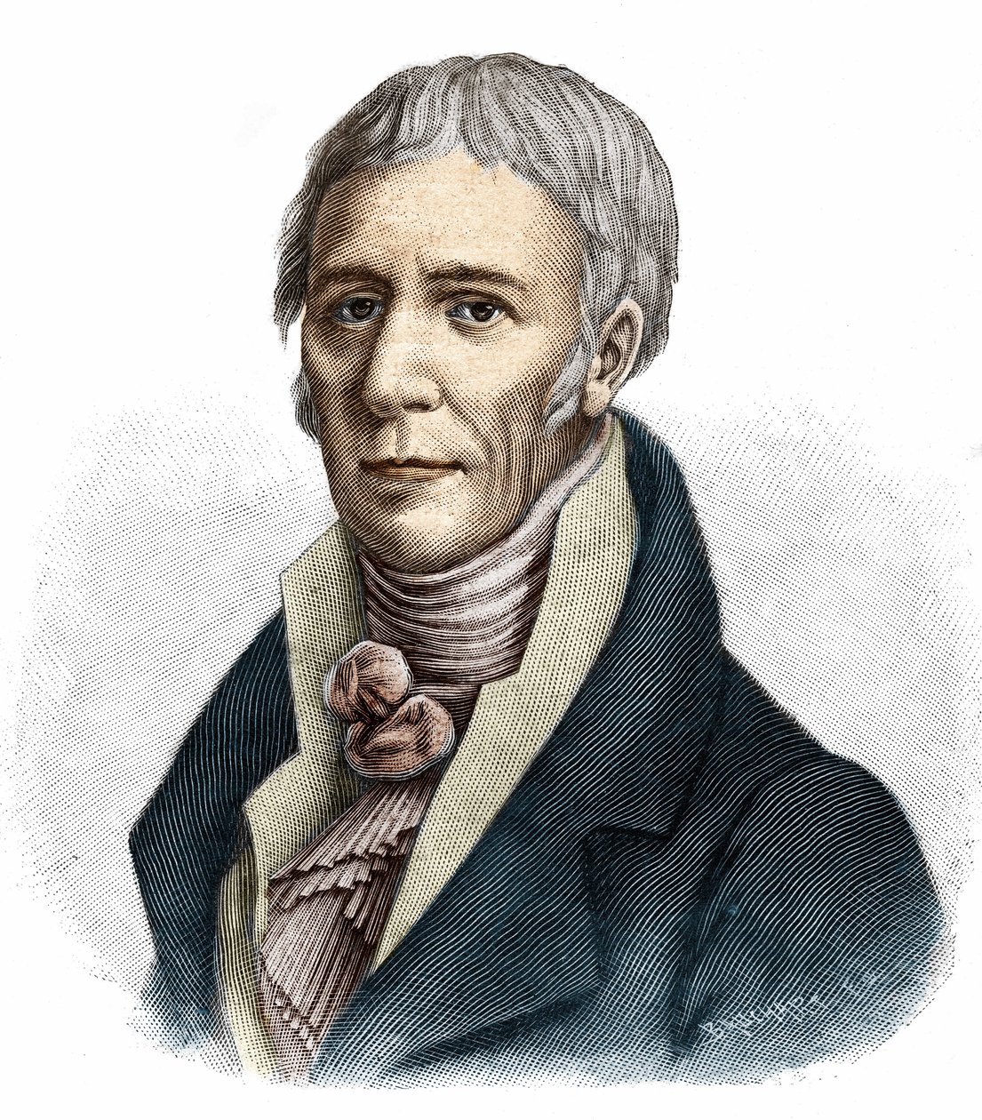 Portrait of Jean-Baptiste (Jean Baptiste) Lamarck (1744-1829) by Unknown artist