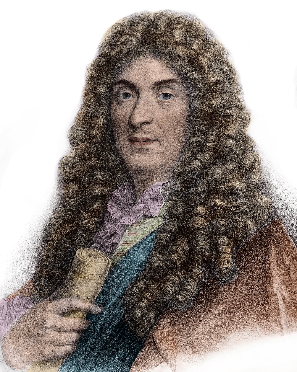 Portrait of Jean-Baptiste Lully - Portrait of Jean Baptiste (Giovanni Battista Lulli) (1632-1687) by Unknown artist