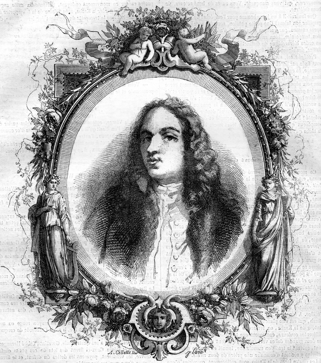 Portrait of Jean Antoine Watteau, French painter by Unknown artist