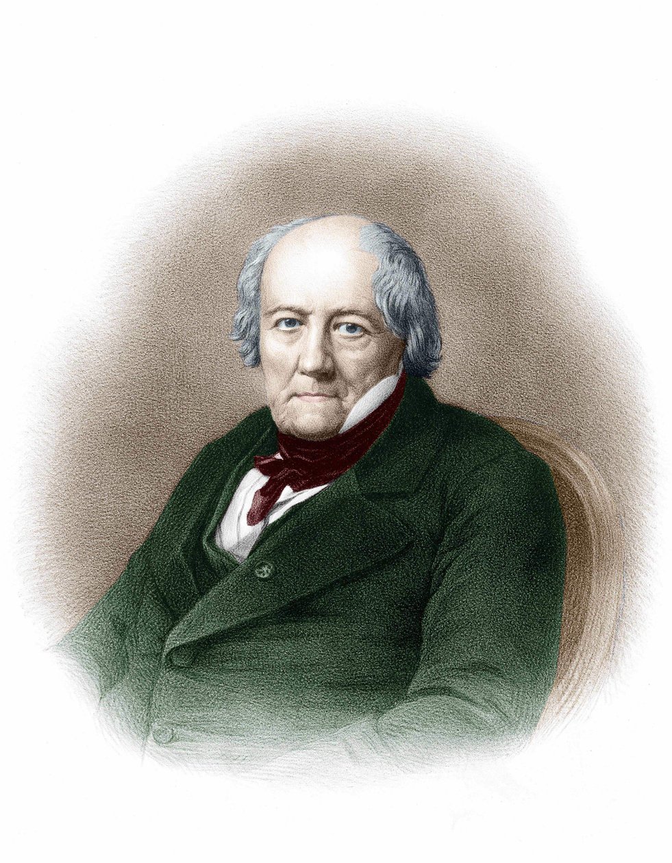 Portrait of Jean Baptiste Biot (1744 - 1862), French chemist by Unknown artist