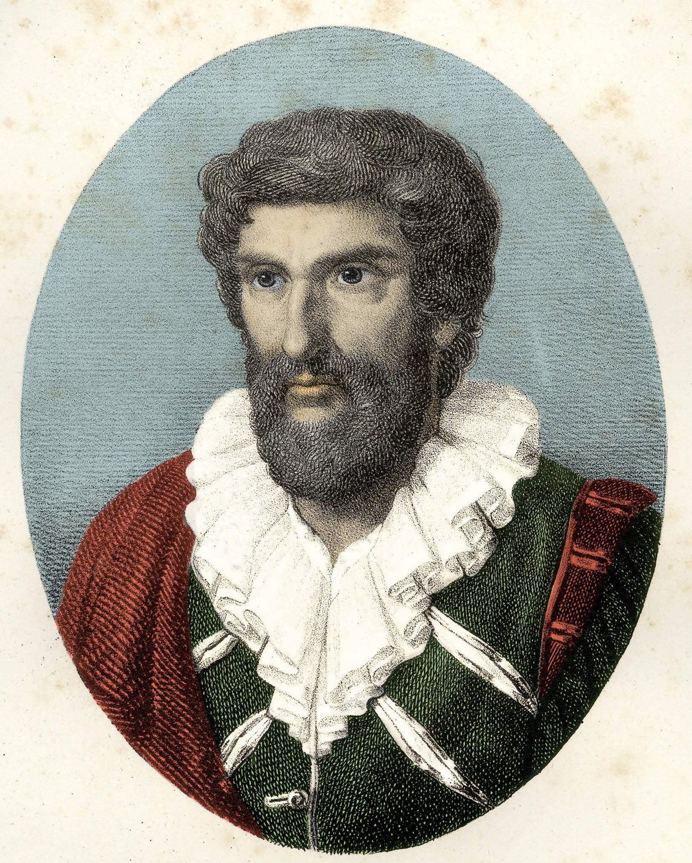 Portrait of Jean Goujon (1510-c. 1566) French sculptor, designer and architect. by Unknown artist
