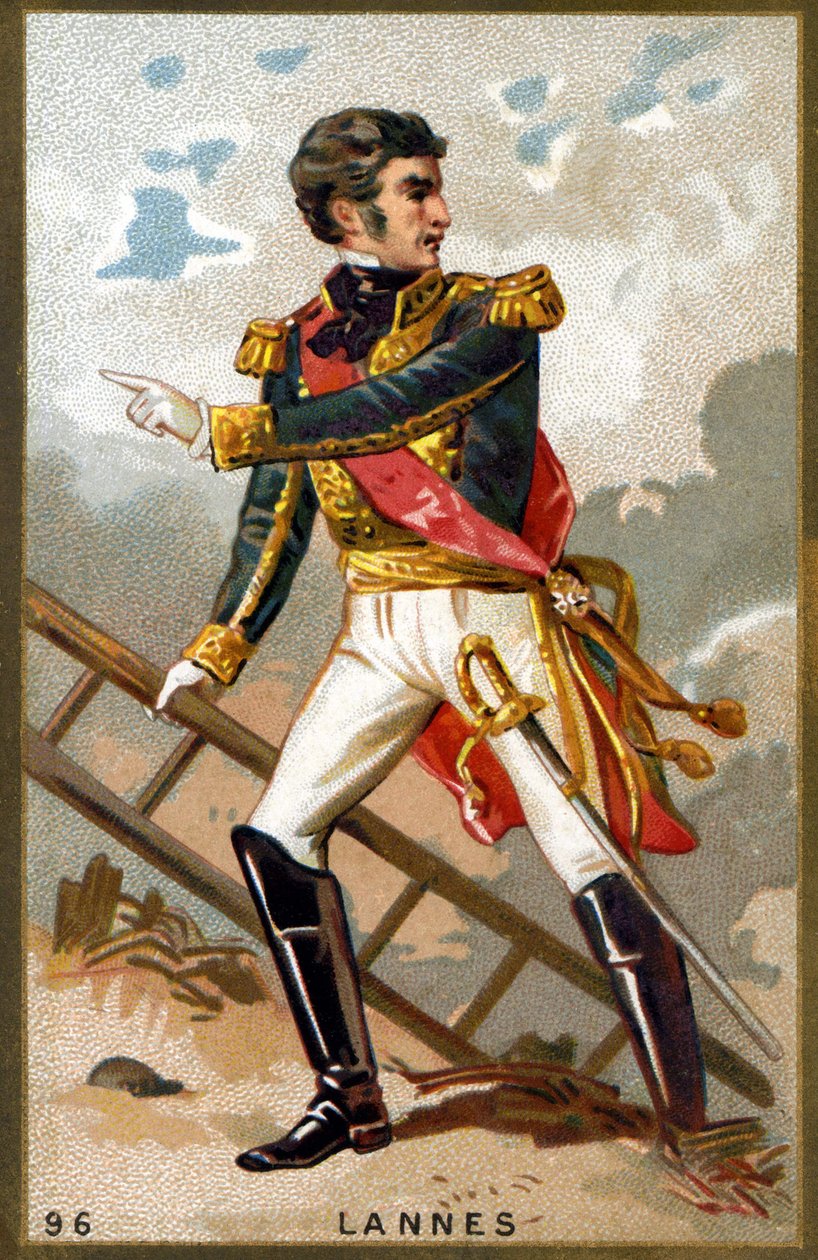 Portrait of Jean Lannes, Duke of Montebello (1769 - 1809) Marshal of France. Chromolithography of the 19th century by Unknown artist