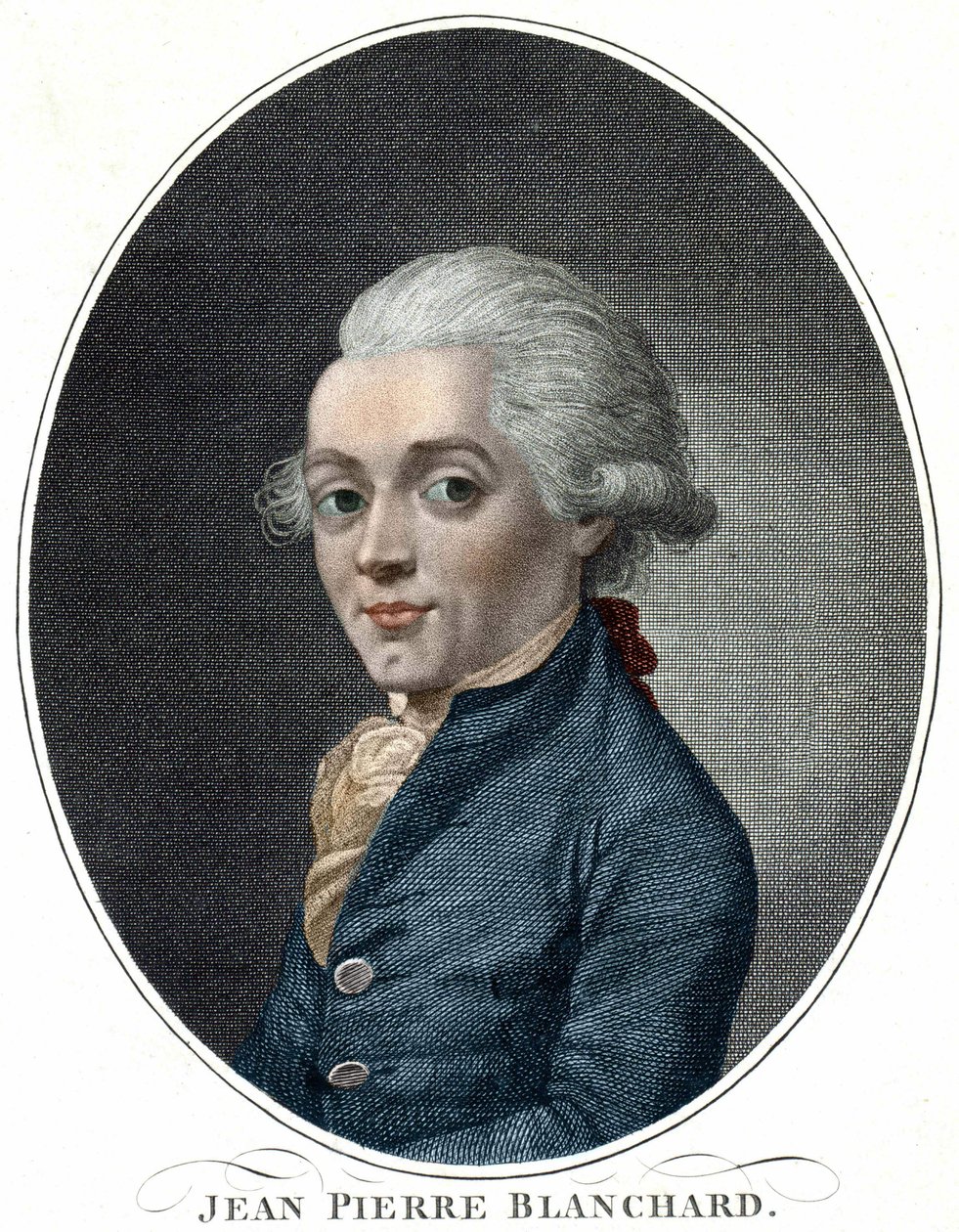 Portrait of Jean Pierre Blanchard (1709 - 1853), French aeronaut by Unknown artist