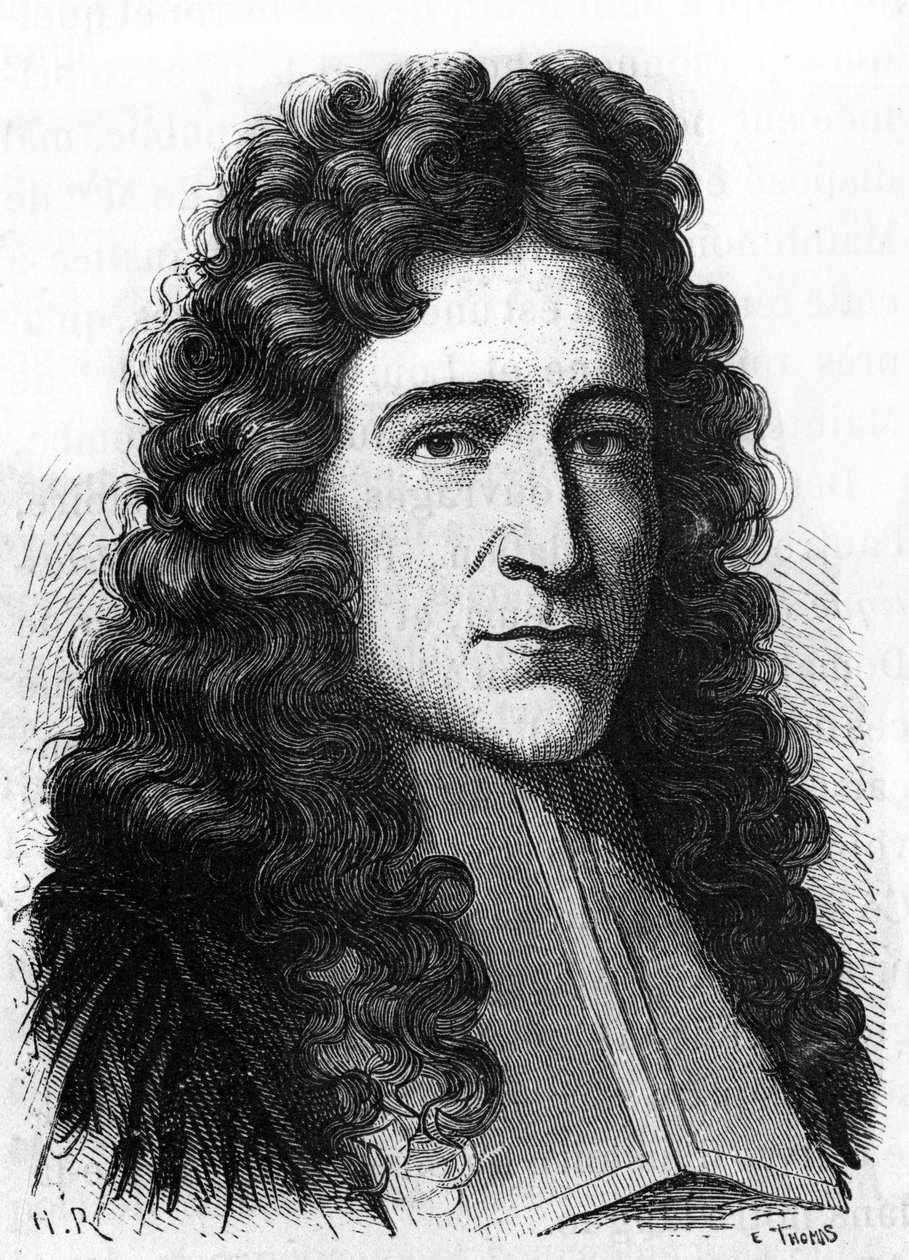 Portrait of Jen Domat, French Jurisconsult (1625-1696) by Unknown artist