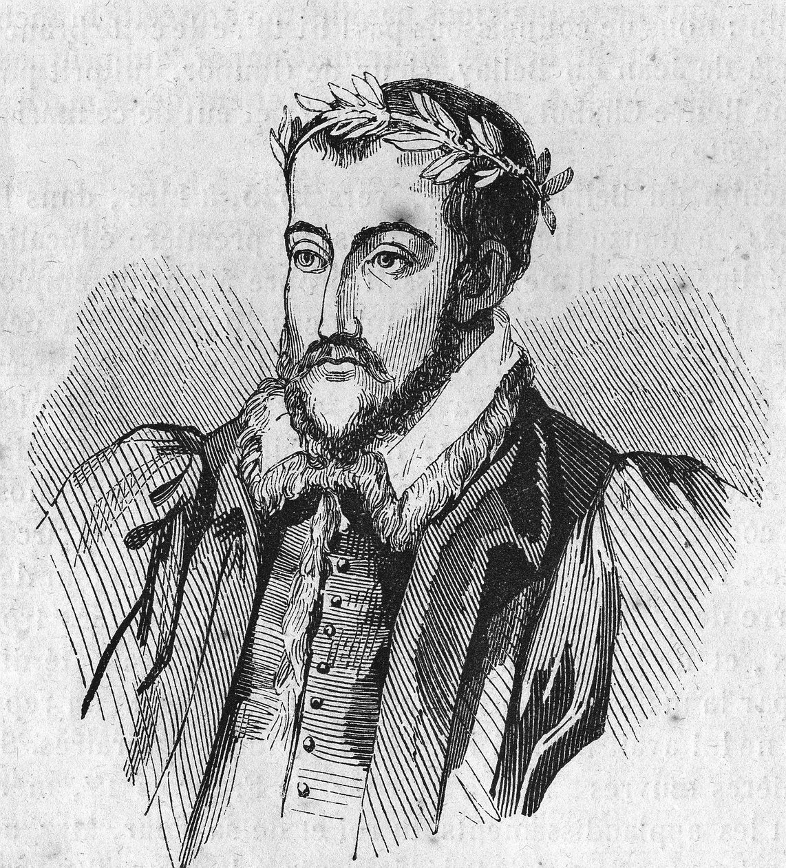 Portrait of Joachim du Bellay: French poet (chateau du Liré, Maine-et-Loire) by Unknown artist