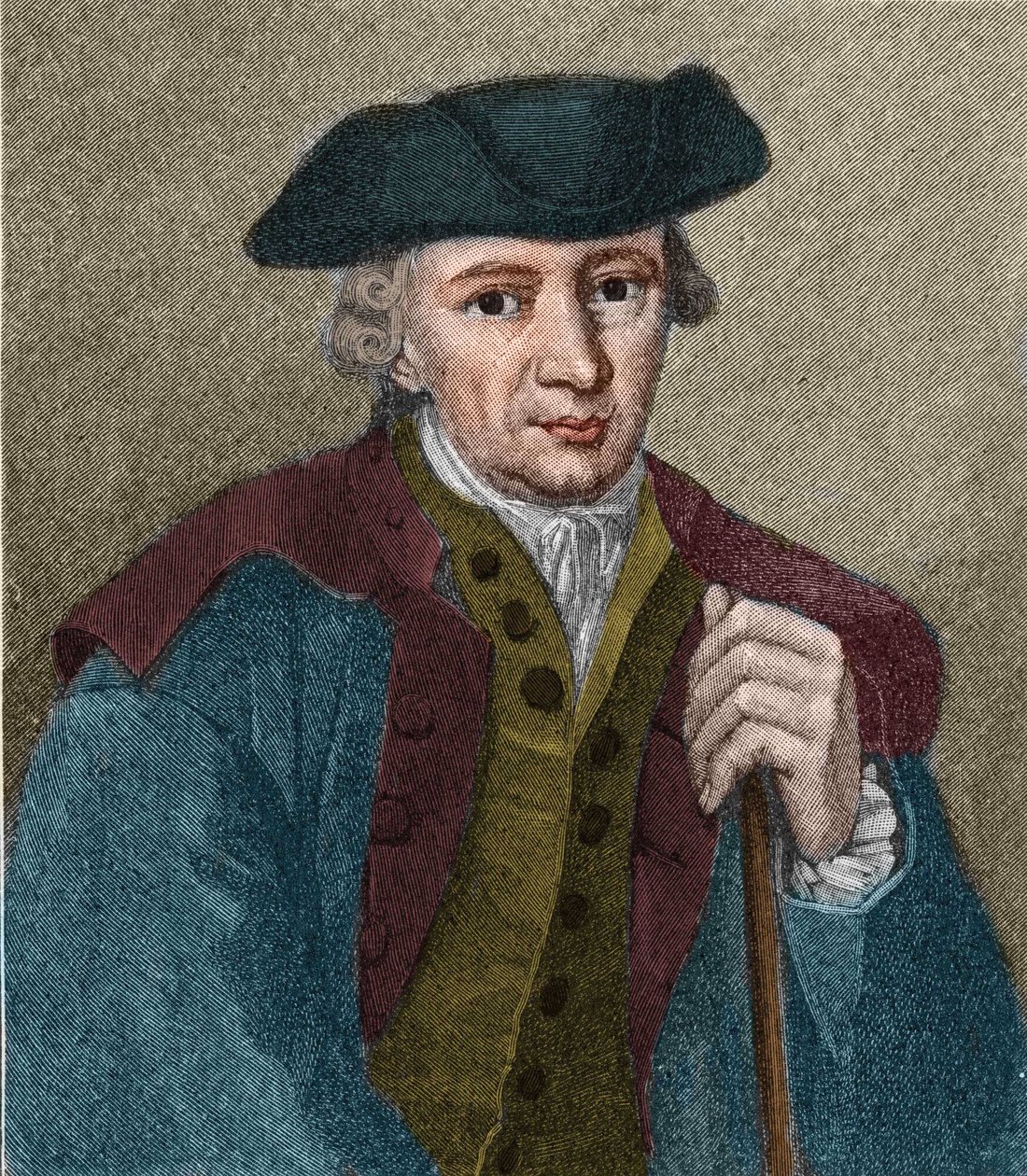 Portrait of Johann Georg Hamann (1730-1788), German philosopher and writer. by Unknown artist