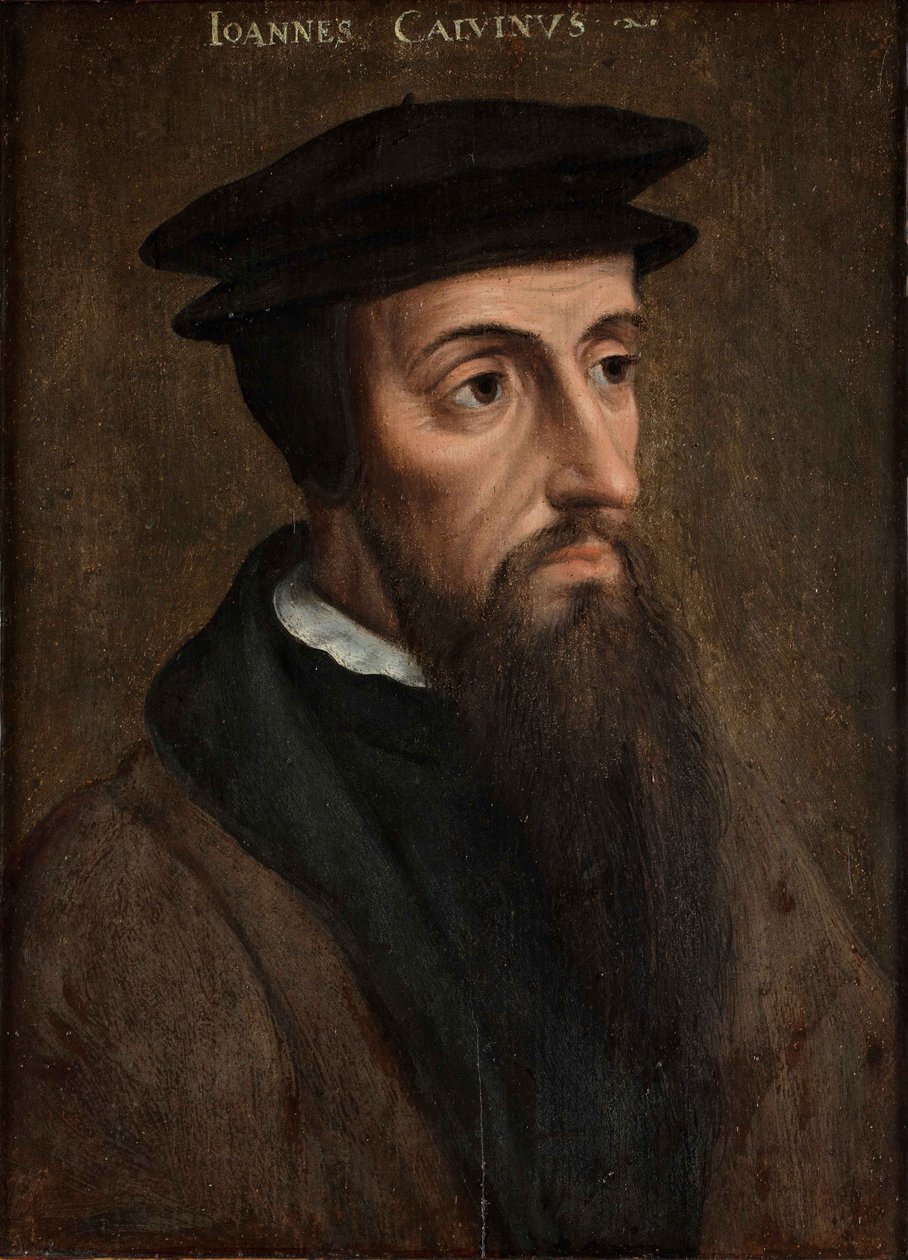 Portrait of John Calvin (1509-1564), c.1550 by Unknown artist