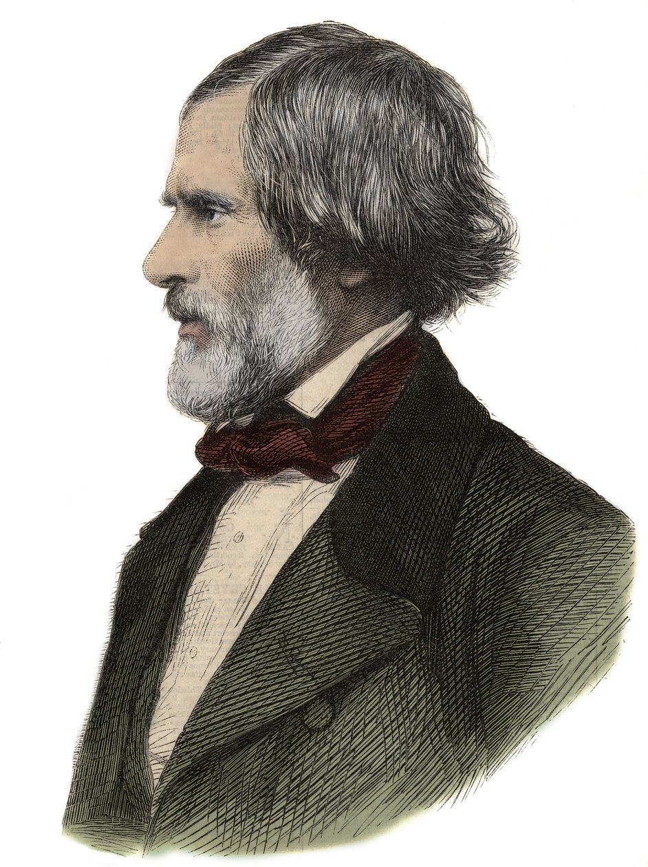 Portrait of John Gibson (1790-1866), English Sculptor by Unknown artist