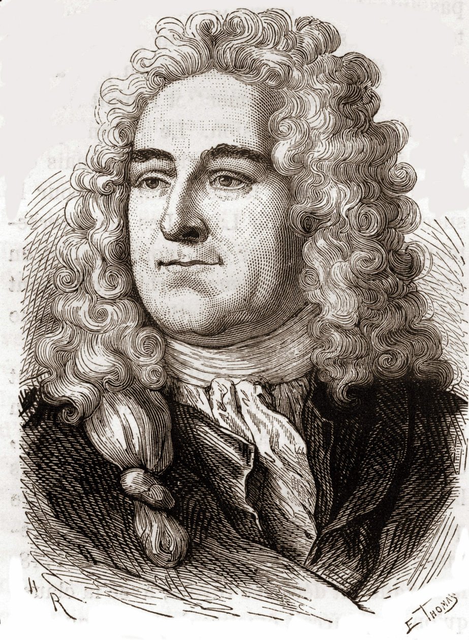 Portrait of John Law, Scottish Financial who caused bankruptcy in 1720 by Unknown artist