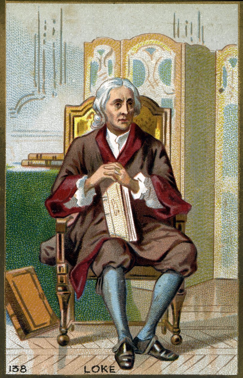 Portrait of John Locke, English philosopher by Unknown artist